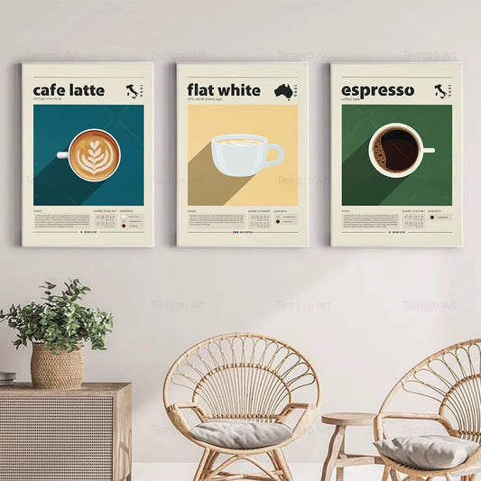 Espresso Wall Decor Print