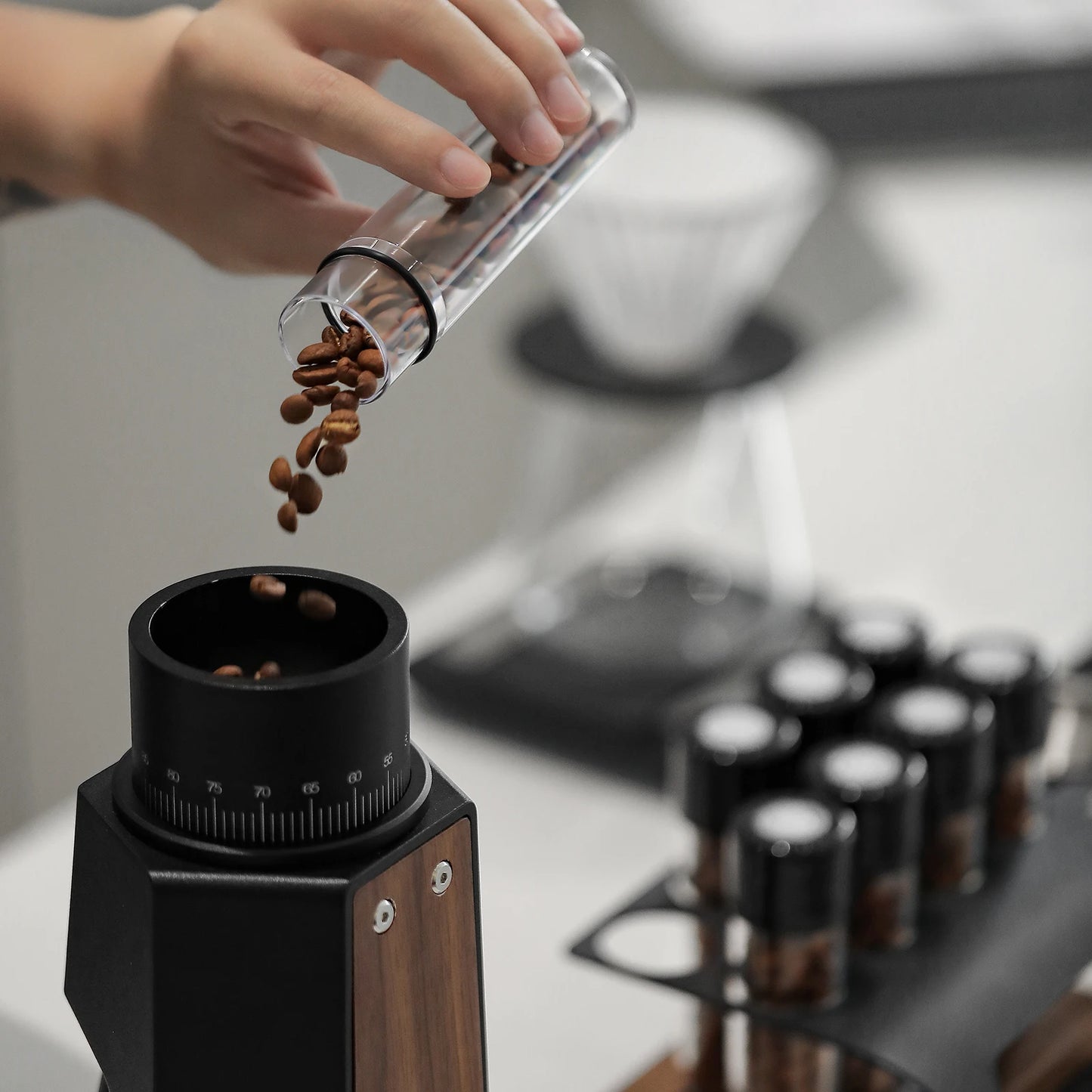 Single Dose Coffee Bean Storage Tubes