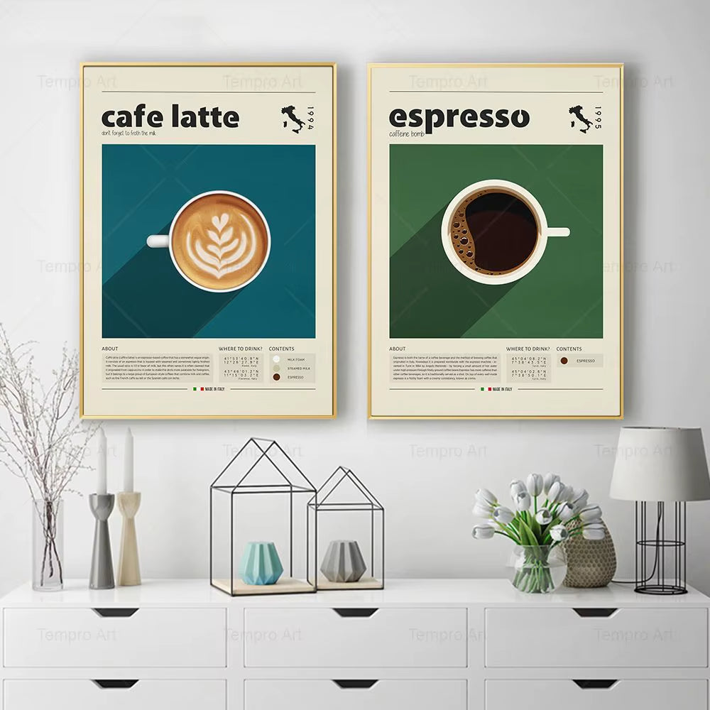 Espresso Wall Decor Print