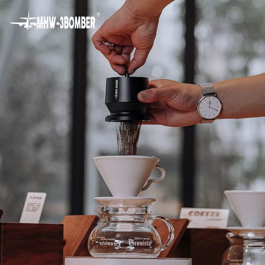 Premium Aluminum Alloy Coffee Dosing Funnel for 51-54/58mm Portafilters – Essential Espresso Tool for Home Baristas
