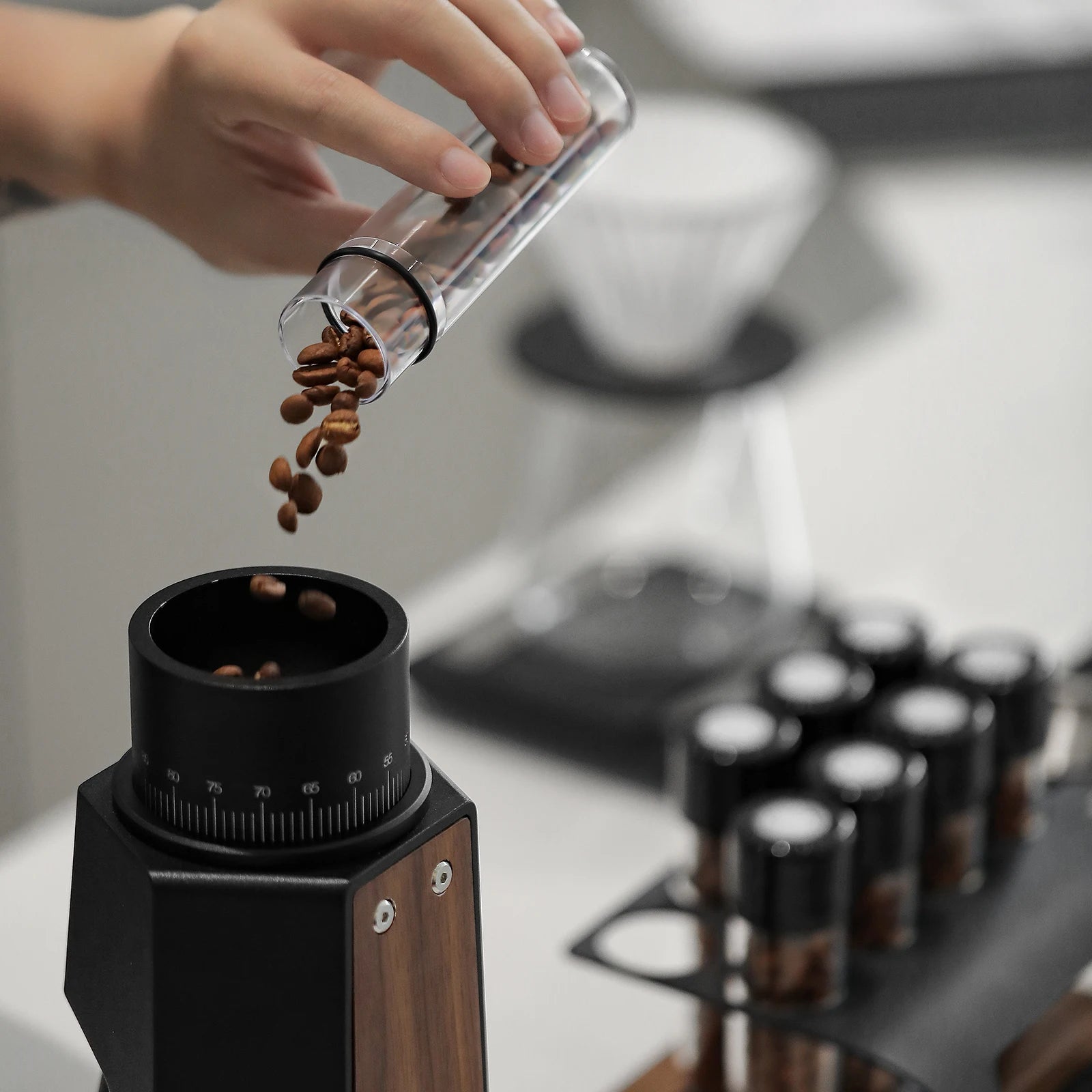 Single Dose Coffee Bean Storage Tubes